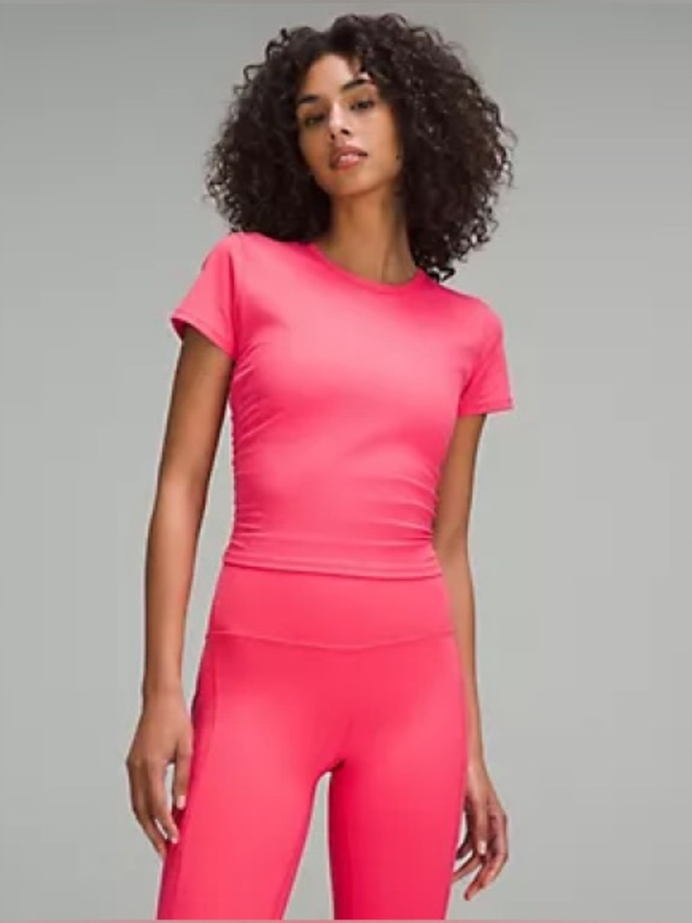 All It Takes Ribbed Nulu T-Shirt
ColourGlaze Pink